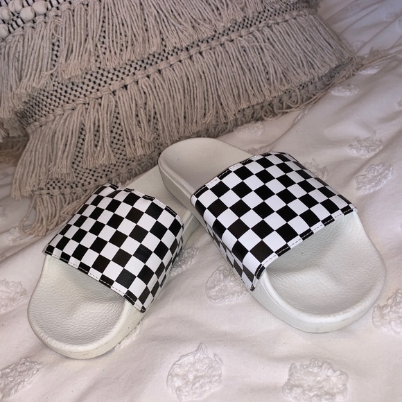 Vans Shoes - Van slides and a vans tube top *deal 2 for 1!